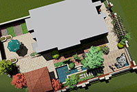 鄭州景觀設(shè)計(jì)公司:平原新區(qū)別墅庭院設(shè)計(jì)