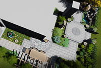 別墅庭院設(shè)計(jì):鄭州伍號(hào)院私家庭院景觀設(shè)計(jì)