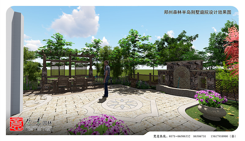 鄭州庭院設計,鄭州別墅庭院設計